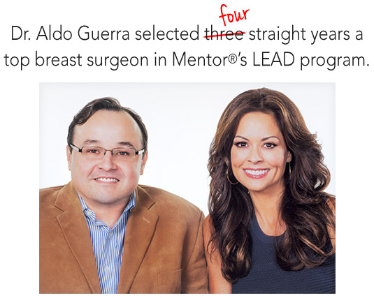Dr. Aldo Guerra with Brooke Burke-Chavelot LEAD