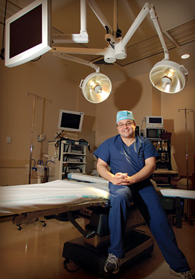 Dr. Aldo in operating room photo