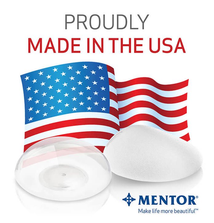 We use Mentor breast implants at Guerra Plastic Surgery Center.