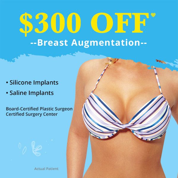 $300 off Breast Augmentation Surgery
