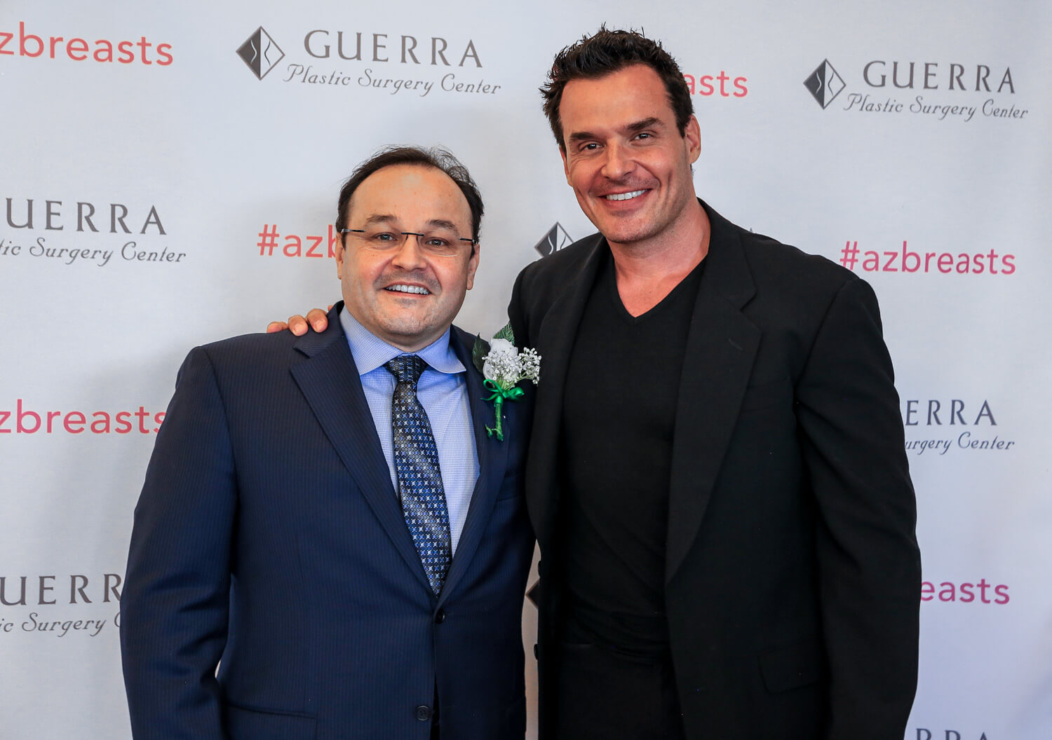 Aldo Guerra and Antonio Sabato at MiraDry Event in Scottsdsale